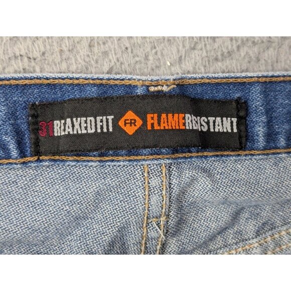 Wrangler 31 Relaxed Fit FR Jeans Mens 38x32 (Fits 34.5x30) 10FR31MWZ Blue - Picture 3 of 16